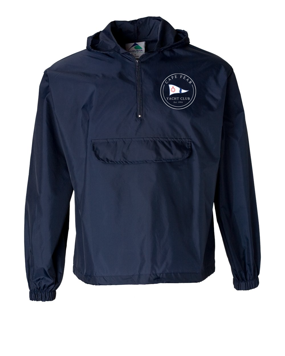 Cape Fear Yacht Club Packable Half-Zip Hooded Pullover Jacket (click for more colors)