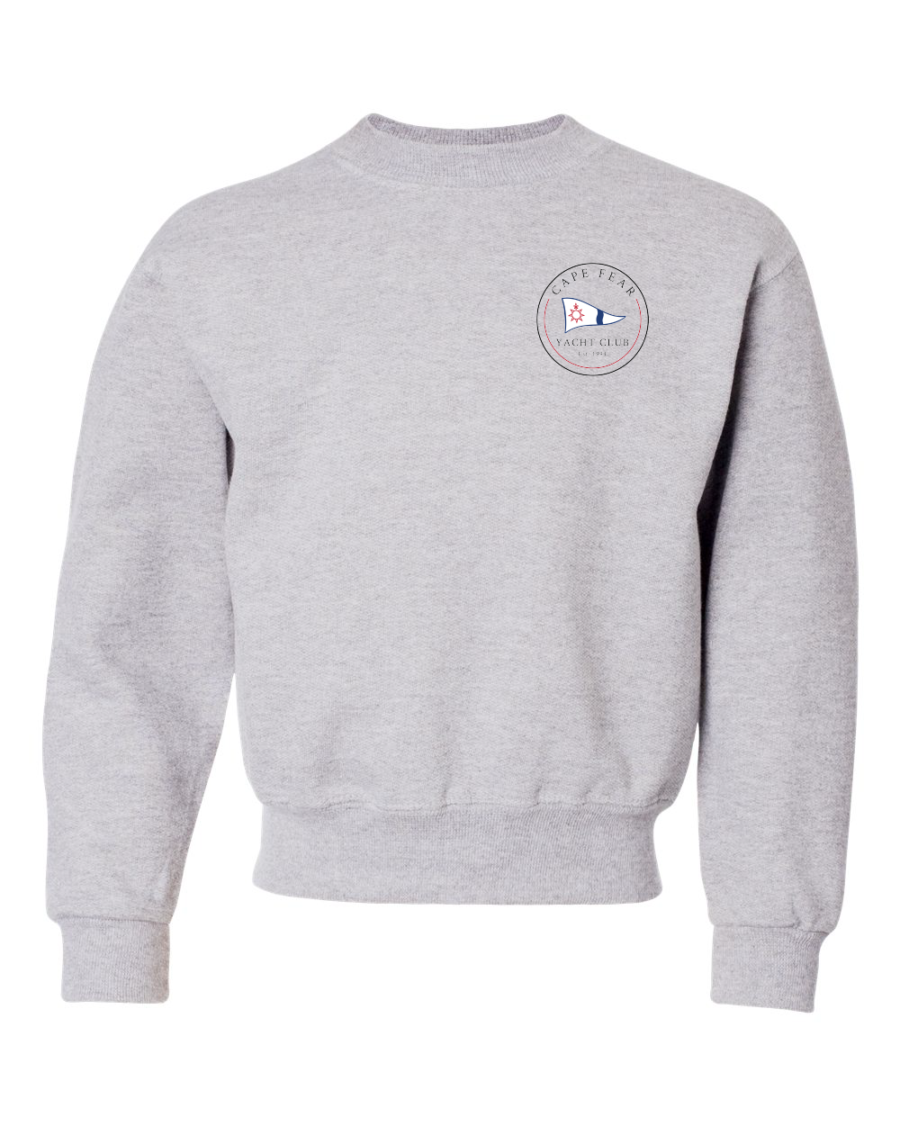 Cape Fear Yacht Club NuBlend® Youth Crewneck Sweatshirt (click for more options)