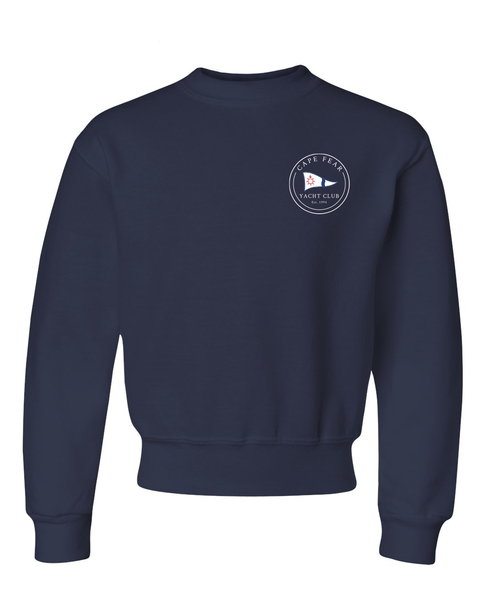 Cape Fear Yacht Club NuBlend® Youth Crewneck Sweatshirt (click for more options)