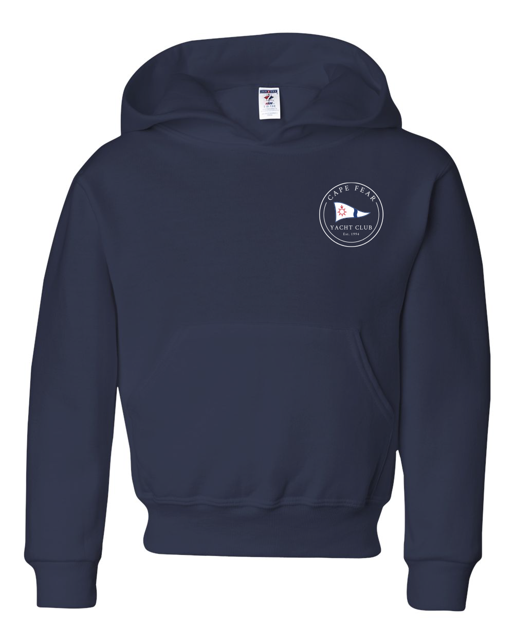 Cape Fear Yacht Club NuBlend® Youth Hooded Sweatshirt (click for more options)