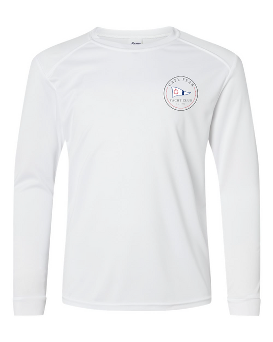 Cape Fear Yacht Club Youth Long Islander Performance Long Sleeve T-Shirt (click for more colors)
