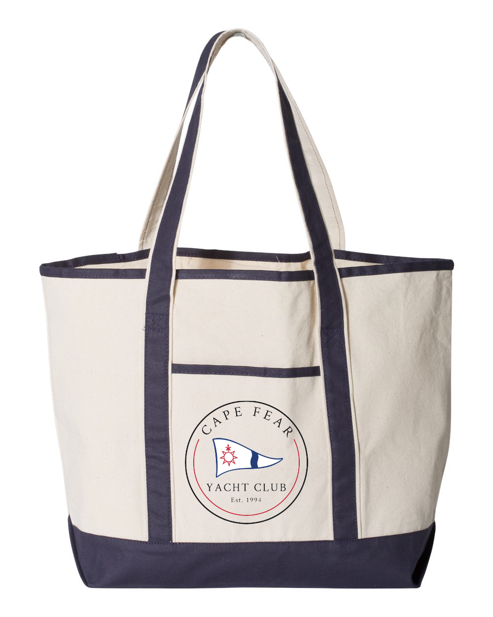 Cape Fear Yacht Club 34.6L Large Canvas Deluxe Tote (click for more colors)