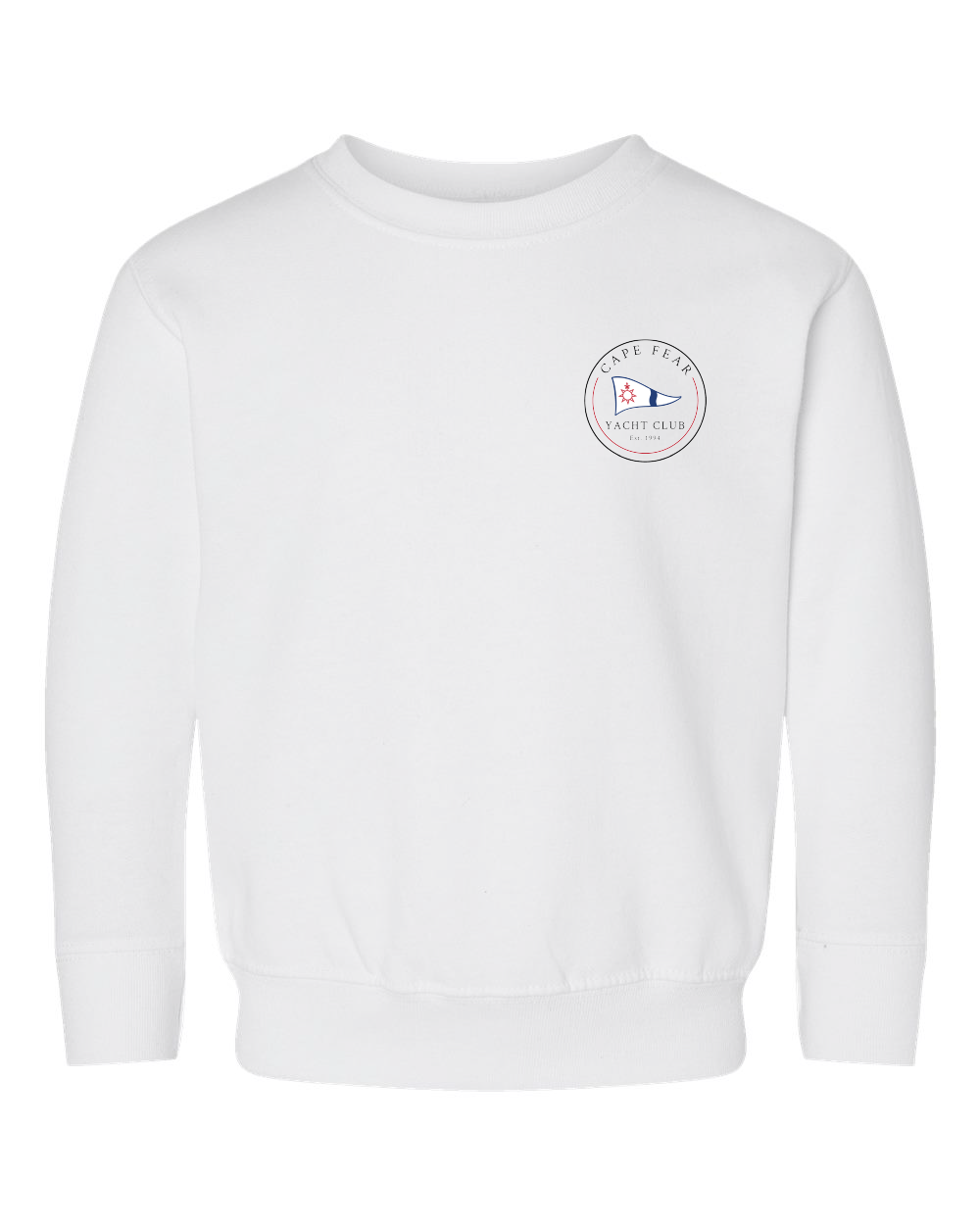 Cape Fear Yacht Club Toddler Fleece Crewneck Sweatshirt (click for more colors)